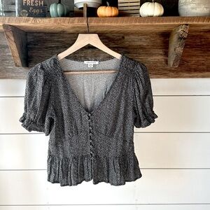 American eagle floral blouse